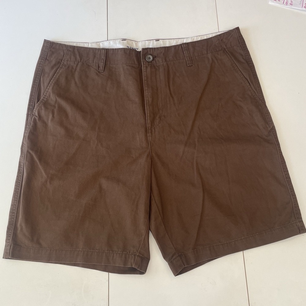 Mens Old‎ Navy Short Size 40 Lived-In Straight Brown